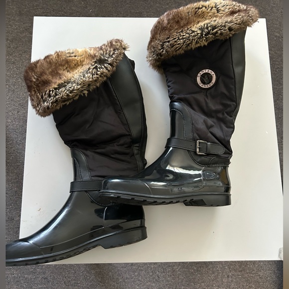 Santana Canada Clarissa black boots sz8.5 - Picture 2 of 4